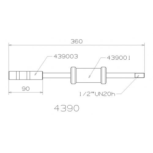 EXTRACTOR BARRA DE IMPACTO FORZA SERIE 4390